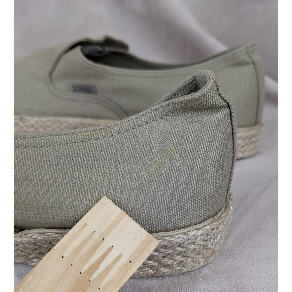 3768 10.5 270/95 Slip‎ On Hemp Wrapped Espadrilles Beige Hawaiian Boat Beach Bum
